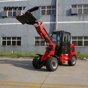 Mini Cargadora Diesel H280 de 2.5 Toneladas TOPFIT en Oferta, con Capacidad de Cucharón de 0.5m, Cargadora de Ruedas de Alta Eficiencia para Movimiento de Tierras - Product Image 1