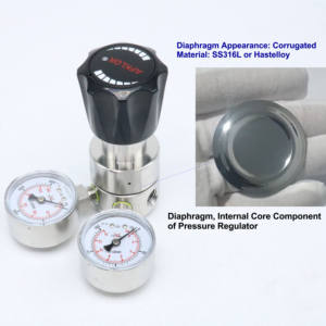 Regulador de <span class=keywords><strong>Gas</strong></span> de una Etapa para Acetileno, Nitrógeno, Argón, Helio, Oxígeno, CO2, Etano, Entrada de 600 psi a 3500 psi - Product Image 3