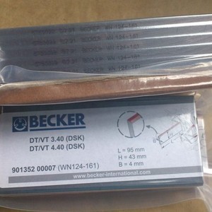 Rail de guidage en fibre de carbone Becker DT/VT 3.40 DSK 95x43x4mm, pièce pour machines d'emballage - Product Image 1