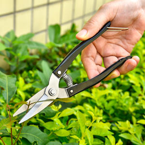 Tijeras de podar de acero inoxidable Luoding, herramienta manual de jardín con mango negro para recortar árboles frutales - Product Image 4