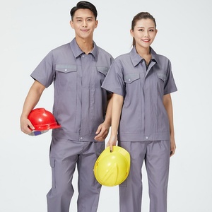 Overoles de Seguridad Industrial de Manga Corta para Hombre, Ropa de Trabajo Funcional Antiestática de Algodón Puro para Uso Diario - Product Image 6