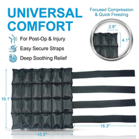 Bottes de refroidissement intégrales pour chevaux – Enveloppe réutilisable en gel pour thérapie par le froid équin, récupération des blessures aux tendons et articulations