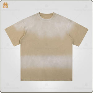 T-shirts pour hommes 100% coton de haute qualité logo personnalisé t-shirts vierges coupe <span class=keywords><strong>normale</strong></span> col rond t-shirts surdimensionnés coupe ajustée pour hommes - Product Image 1