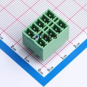 DB2EVHB-3.81-2*5P-GN Plug-in Terminal Block Through hole,P=3.81mm Connector Board-to-Board / Socket - Closed 2x5P 3.81mm Green - Product Image 1