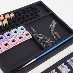 Silicone Lube Station Kit WS Lube Station for DIY Mechanical Keyboard Switch and Stabilizers