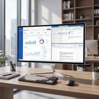 Computadora de Escritorio Todo en Uno Barata al por Mayor con Pantalla IPS HD, PC Todo en Uno para Oficina y Negocios
