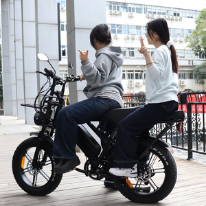 دراجة X80 Pro خطوة من خلال مدى طويل مع محرك 48 فولت بطاريات Ebike 15kmh سريعة كهربائية إطار عريض E <span class=keywords><strong>Bike</strong></span> V20 Fatbike - Product Image 6