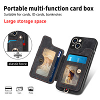 Soporte Magnético para Coche con Anillo para iPhone 18 17 Air 16 Pro Max 15 14 Plus 13 Mini 12 11 XS XR, Funda con Ranuras para Tarjetas