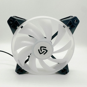SUPCOOL Double Aperture 12CM Color Box Fan <strong>Computer</strong> Air-cooled Cooling Fan Large 4pin <strong>Serial</strong> <strong>Interface</strong>, Shock Absorption Pad - Product Image 3