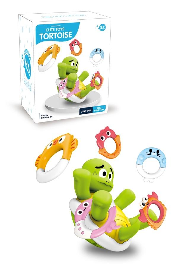 Electric water-spraying turtle