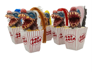 Nuova Statuetta Artistica in Resina a Forma di Gufo Popcorn Killer Dipinta a Mano Scultura <span class=keywords><strong>Extraterrestre</strong></span> Pezzo Unico - Product Image 5