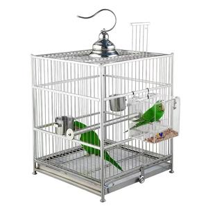 Kalın akrilik kuş banyosu ve otomatik besleyici kase şeffaf no-dökülme gıda konteyner asılı fincan papağan kafes için - Product Image 5