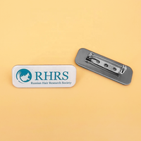 Insigne personnalisé avec impression UV en métal pour compagnie aérienne épinglettes conception personnalisée entreprise hôtel serveur fer blanc insigne broche
