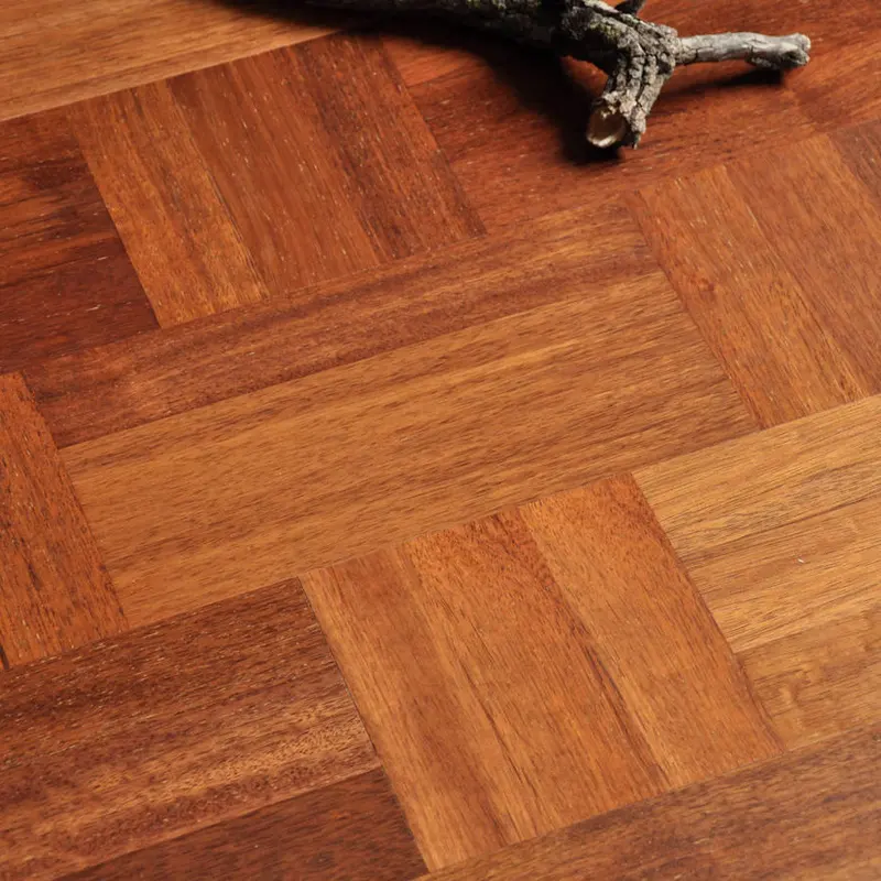 Very Hard Exotic Natural Wood Strip Flooring DMRB 90x15mm Solid Real Merbau 