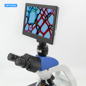 Microscopio Digital a33,0913 con pantalla LCD, OPTO-EDU, con Usb