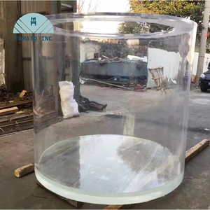 Acuario de Acrílico Curvo sin Costuras TOMATO INC para Exhibición Subacuática en Restaurantes - Product Image 3