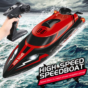 Lancha RC de Alta Velocidad con Control Proporcional Completo, 25KM/H, Control Remoto, Luces LED y Retorno Automático - Product Image 1