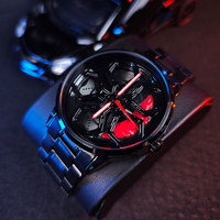 Jam Tangan Roda 3D Resmi Original Berkualitas Tinggi Grosir Jam Tangan Roda Quartz Tahan Air Jam Tangan Roda Mobil Lambo Teriamer