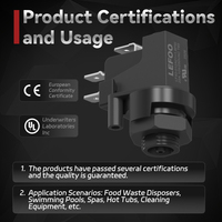 Pour pressostat d'air à double point de consigne LF40 IP67 évalué 250VAC pour les bains à remous CVC et les évents de cuisine