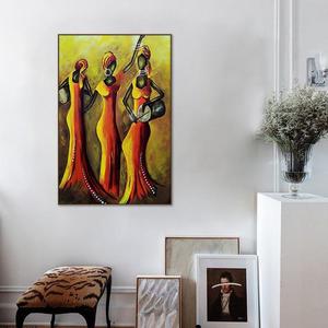 Quadro con Stampa UV di Donne in Stile <span class=keywords><strong>Etnico</strong></span> Indiano, Arte Moderna Minimalista per Soggiorno e Camera da Letto, Decorazione per la Casa - Product Image 3