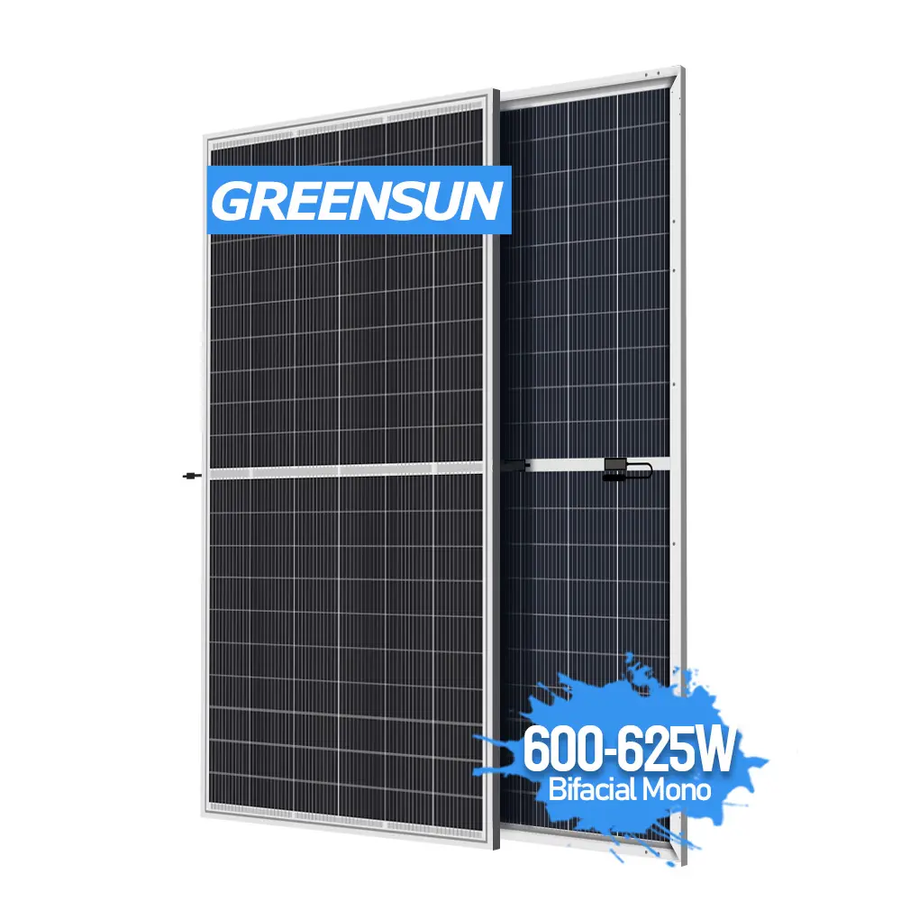 625w çatı montajı A sınıfı güneş enerjisi ürünleri 625w 615W 600w zemin kurulum ev kullanımı sistemi PV paneli