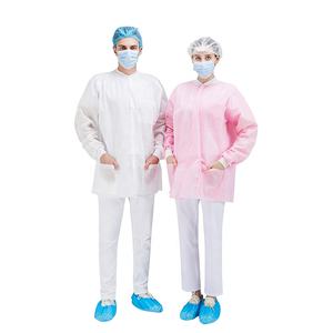 Uniforme non tissé <span class=keywords><strong>jetable</strong></span> de veste de <span class=keywords><strong>laboratoire</strong></span> de chemisier de <span class=keywords><strong>laboratoire</strong></span> d'hôpital - Product Image 2