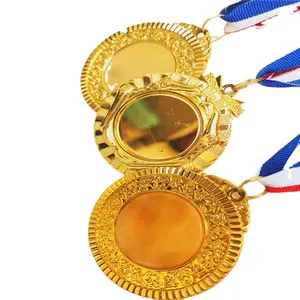 Medaille Fabriek Vergulde Custom Made Metal Sport 3d Blank Award Medailles