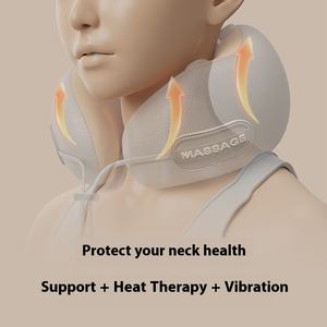 Masajeador de Cuello de Cuero de Lujo, Empaque de Caja de Regalo, Regalo de Navidad o Cumpleaños para Clientes Comerciales - Product Image 3