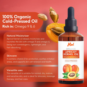 100% Pure Abrikozenpitolie voor huid, gezicht, haar, zeepmaken, massage, draagolie voor etherische oliën - Product Image 3