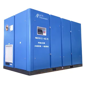 중국 제조업체 2 단 직접 구동 산업용 압축기 22kw 30hp 37kw 50hp 2 단 스크류 공기 압축기
