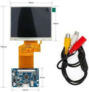 TFT <span class=keywords><strong>LCD</strong></span> RGB Display Modul Kit 3,5 Zoll Bildschirm Auto AV Digitaler Bilderrahmen Multifunktionales Auto-Styling - Product Image 3