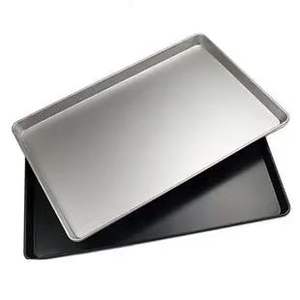 Plaque de cuisson à revêtement antiadhésif rectangulaire de haute qualité, plaque de cuisson, plaque de palette, pour biscuits, <span class=keywords><strong>pizza</strong></span>, pain, prix d'usine - Product Image 2