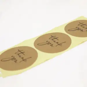 Пользовательские размеры крафт-бумага наклейки дизайн мультфильм Froster наклейки