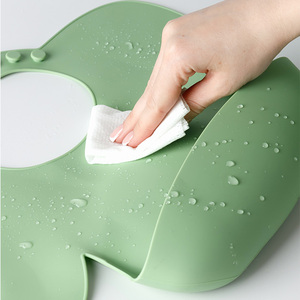 Es-Pro ODM/OEM Baberos de Silicona Libres de BPA con Diseño de Elefante, Baberos de Alimentación Impermeables, Suaves y Ajustables para Bebés y Niños Pequeños - Product Image 4