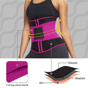 HEXIN New <span class=keywords><strong>Pattern</strong></span> Full Body Waist Trainer Fat Burning Steel disossato vita Trainer corsetto donna - Product Image 2