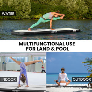 Pista de aire inflable colchoneta de gimnasia, colchoneta redonda de pista de aire de gimnasio inflable - Product Image 6