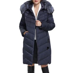 Vestes d'hiver en duvet pour femmes sur mesure, surdimensionnées, matelassées, à capuche, longues, imperméables, coupe-vent, design de manteau - Product Image 2