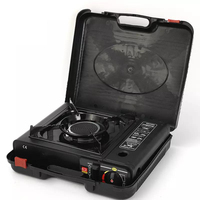 Réchaud à gaz portable en métal monobloc, 4 bouteilles de butane, camping en plein air, pêche, caravane, barbecue |   Allumage automatique de brûleur de qualité supérieure
