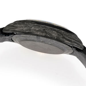 Montre automatique mécanique pour homme 1130, mouvement de haute qualité, noir et or, contour en fibre de carbone, étanche pour la plongée - Product Image 5