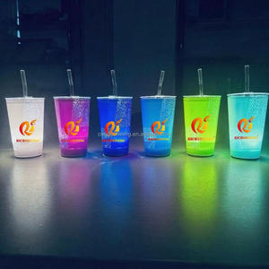 Vasos LED Intermitentes Promocionales RICHSHINING en Existencia, Vaso Activado por Agua Líquida, Vaso LED con Sensor de Agua de 14 oz para Bar - Product Image 2