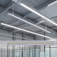 Système d'éclairage LED moderne et fin pour padel, IP65 IK10, lampe sportive modulaire pour terrains intérieurs, P30, éclairage LED asymétrique pour tennis