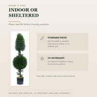 Arbre topiaire en forme de cône de buis artificiel éclairé par des lumières LED, en pot, décoration intérieure, faux vert