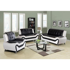 निर्माता पेशेवर कारखाने कार्यालय सोफा सेट यूरोपीयन डिजाइन वाणिज्यिक फर्नीचर लक्जरी चमड़े के सोफे के सोफे पर - Product Image 3