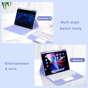 AilesTecca inalámbrico desmontable portalápices Flip Stand teclado tableta funda para <span class=keywords><strong>iPad</strong></span> 12,<span class=keywords><strong>9</strong></span> pulgadas 2022/2021/2019/<span class=keywords><strong>2018</strong></span> - Product Image 6
