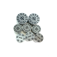 BAITO S136 Tampons de date, tampons mois et année, accessoires de moule en acier, inserts de code de date, composants de moule de précision, inserts recyclables
