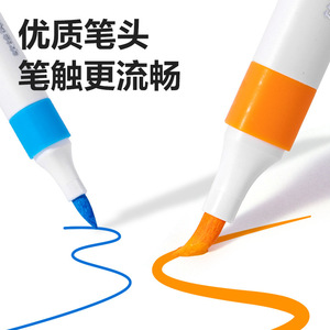 Deli Art Marker HM128 Soft Tip Acrylic Paint Pen 36 Colors For Children Students Drawing - Product Image 4
