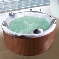PTB Multi Oerson Whirlpool Acrylique Baignoire de massage automatique Bain de luxe Bain à remous autoportant Baignoire spa