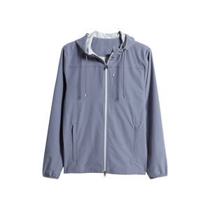 Streetwear avec logo personnalisé pour hommes veste de pluie coupe-vent en nylon softshell imperméable tissé veste de course pour sports d'extérieur pour hommes - Product Image 3