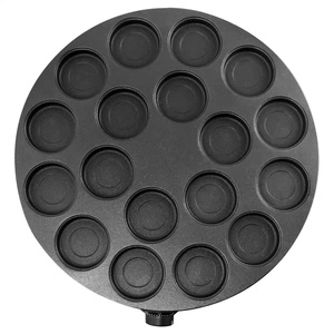 Machine à gâteau à <span class=keywords><strong>roue</strong></span> automatique à 9 trous, chauffage électrique, nouveau Style, Machine à gâteau à grains rouges, Machine à hamburger aux œufs commerciale - Product Image 2