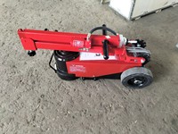 Cric hydraulique pneumatique 35T, cric pneumatique robuste pour la réparation de camions et d'autobus